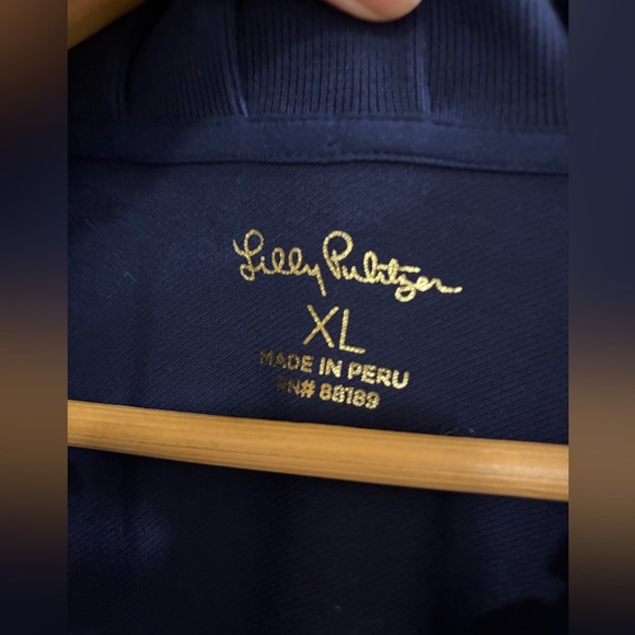 Lilly Pulitzer Clary Polo Dress - Size XL - NWT - true Nav - Picture 4 of 9